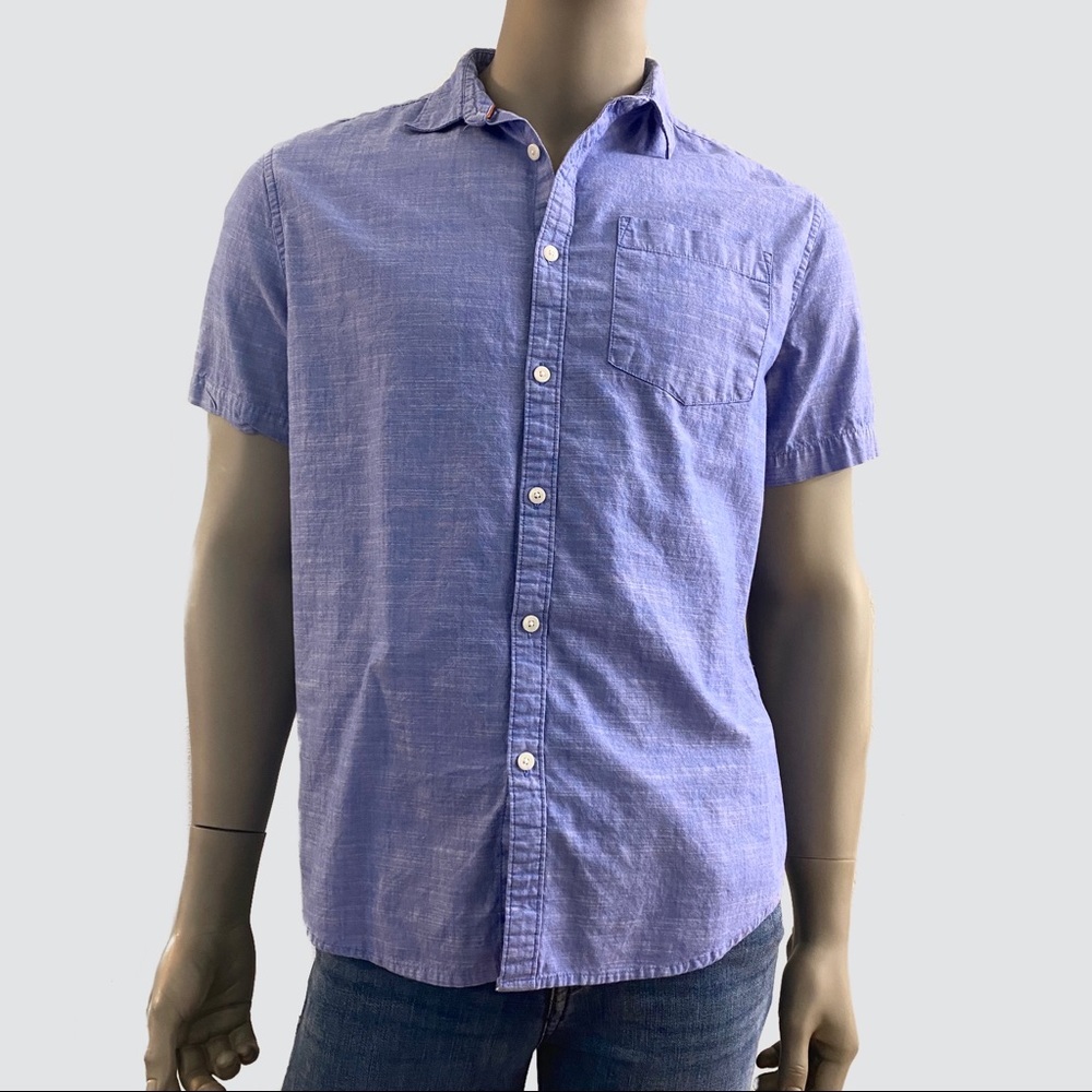 Denim & Flower by Ricky Singh Blue Button Down
